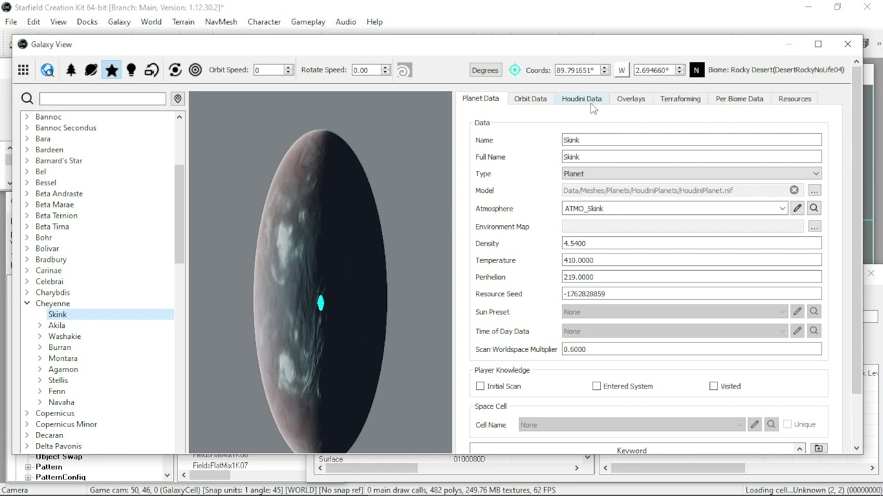 Starfield creation kit- make a location