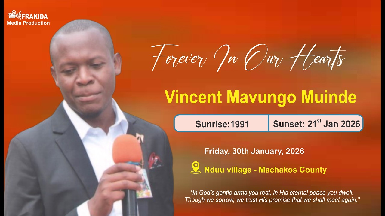 CELEBRATING THE LIFE OF VINCENT MAVUNGO MUINDE