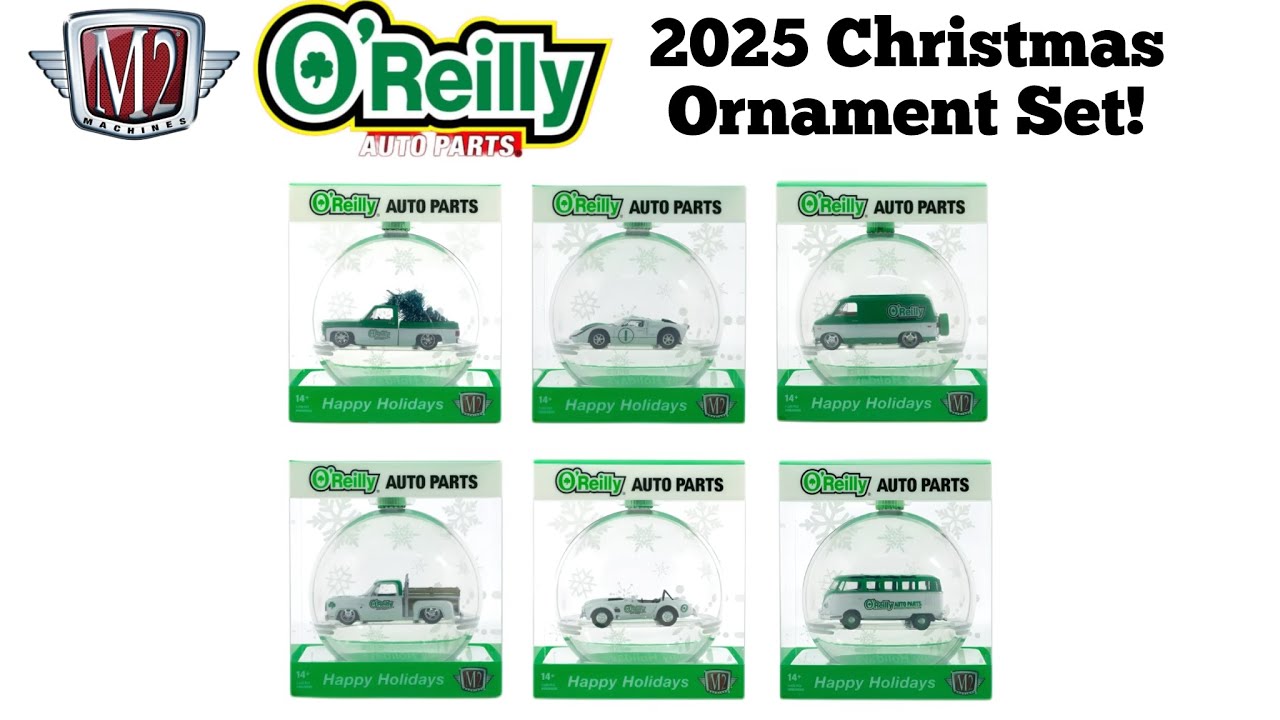 Рождественский набор 2025 M2 Machines/O'Reilly Auto Parts! Совершенно новый!