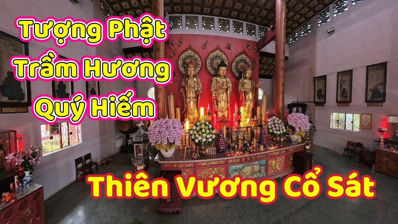 Chiêm Ngưỡng Tượng Phật Bằng Trầm Hương Quý Hiếm - Chùa Tàu ( Thiên Vương Cổ Sát )