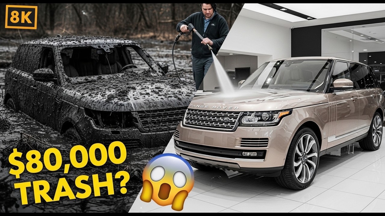 Finding a $80,000 Range Rover in Mud - Full ASMR Restoration