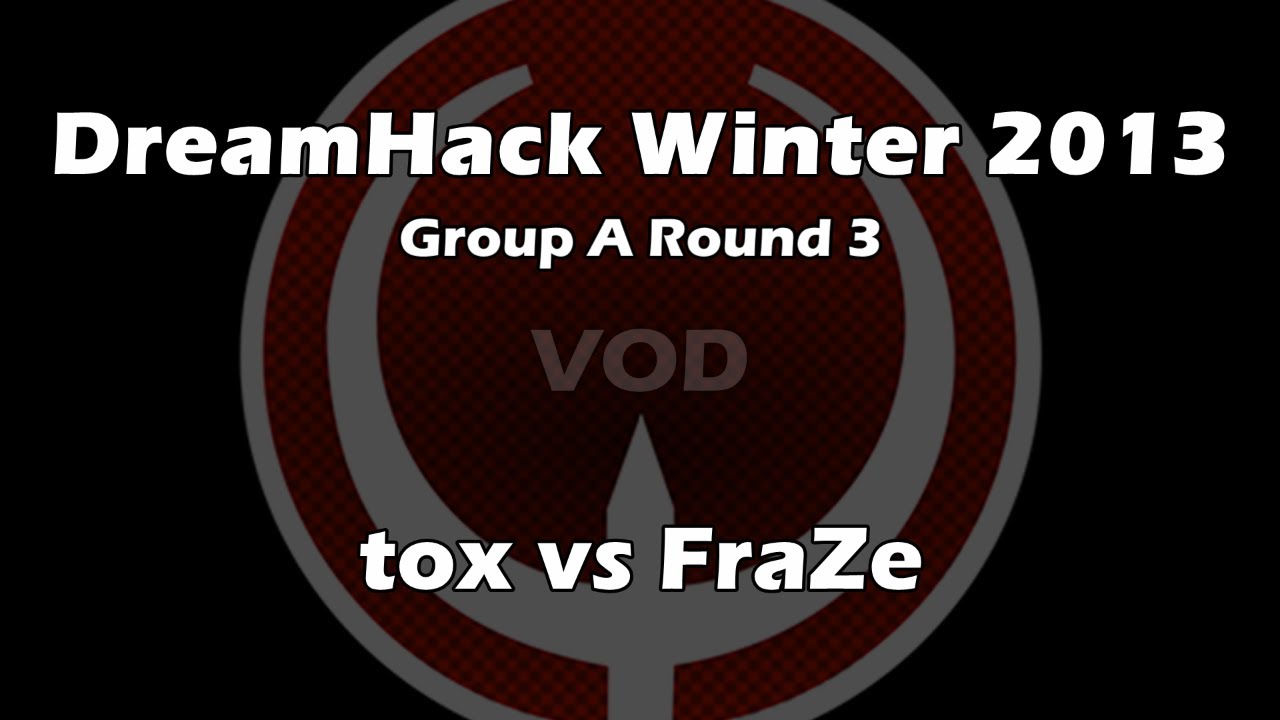 tox vs FraZe - DreamHack Winter 2013 Group A Round 3 (Quake Live VOD)