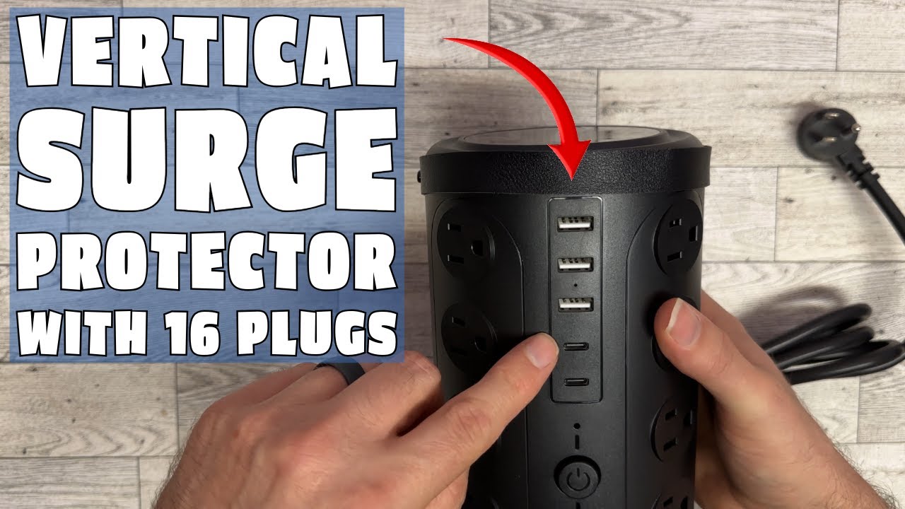 Unboxing the Ultimate Power Strip Tower | Surge Protector with 16 Outlets & 5 USB Ports!