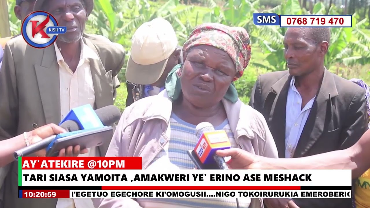 TARI SIASA YAMOITA ,AMAKWERI YE' ERINO ASE MESHACK