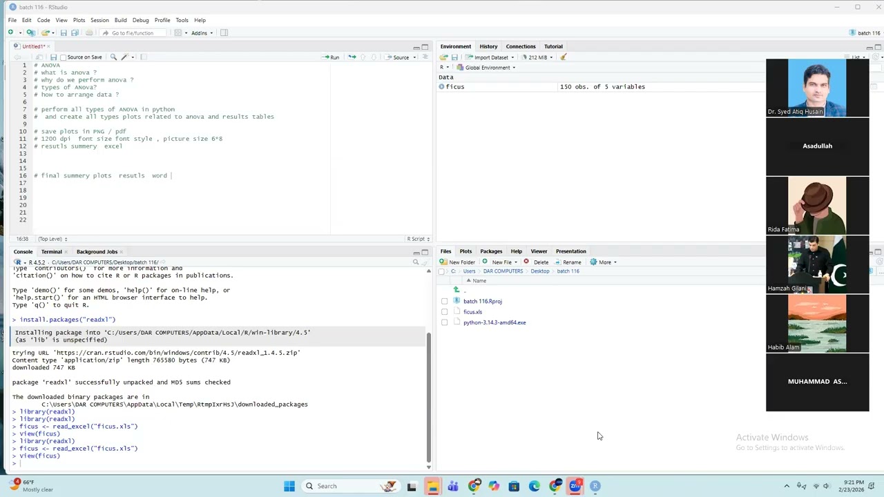 Python 24: perform all types of ANOVA in Python