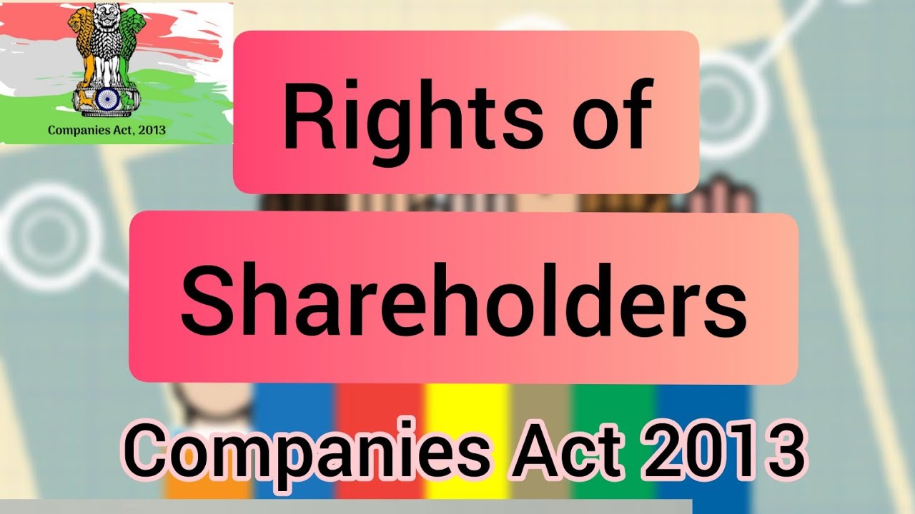 Rights of Shareholders | जनिये कंपनी के शेअर होल्डरस के अधिकार | Company Law Lectures in Hindi