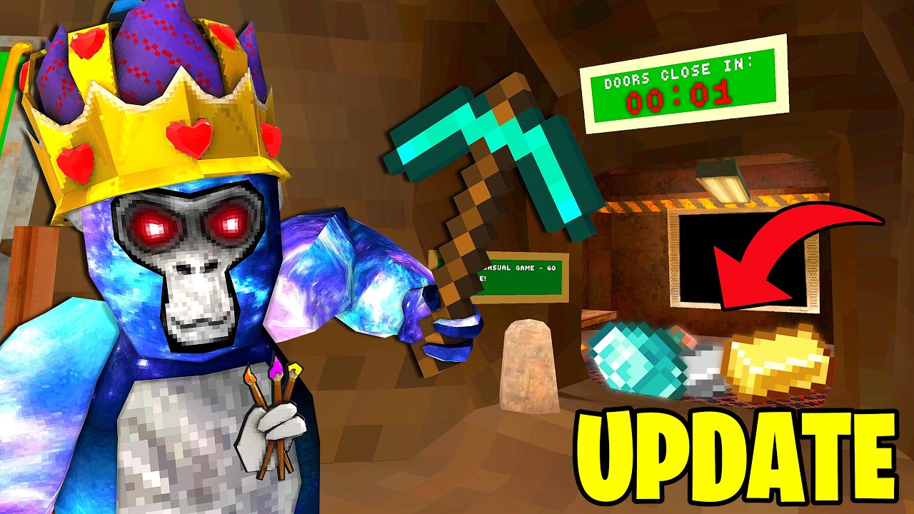 Gorilla Tag's New MINECRAFT Update??? (New Mechanic)