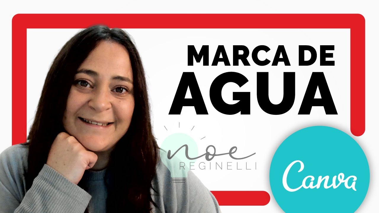 ☛ Cómo CREAR TU MARCA DE AGUA en Canva 😍