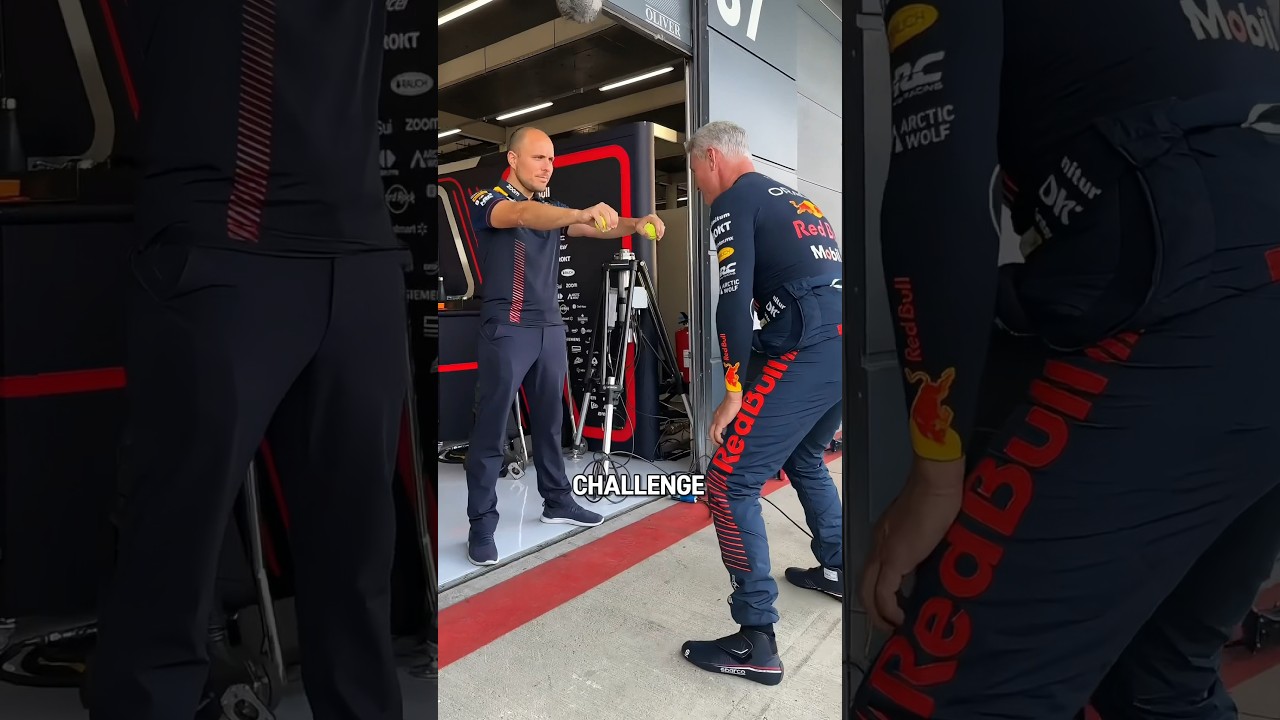 This Old Driver Had To Pass This Reaction Test (@redbullracing)