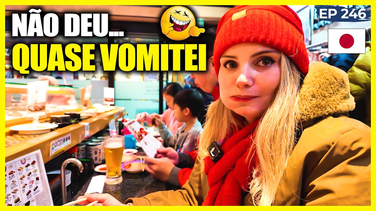 PROVANDO COMIDAS NO JAPÃO - MUITO DIFERENTE DO BRASIL
