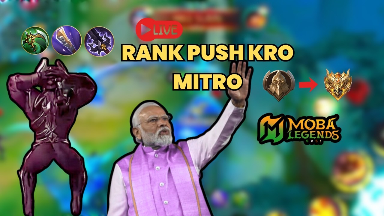 Moba Legends rank push LIVE With Dark System Final Boss
