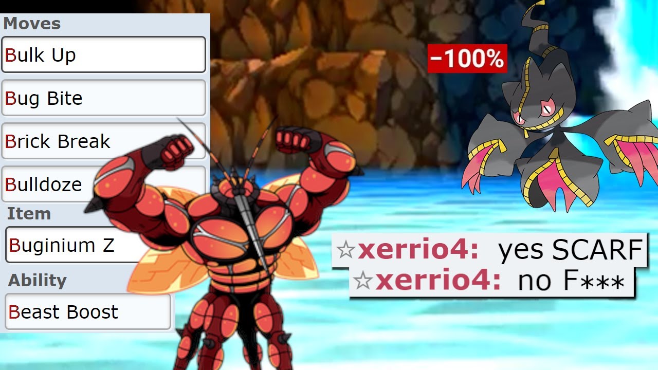 BULLDOZE Buzzwole is NEW META - One Letter per Pokemon | Pokemon Showdown Scarlet and Violet Salt