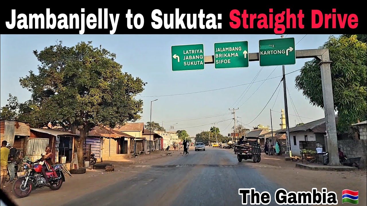 Jambanjelly to Sukuta Straight Drive: via Jambur, Farato, Bushumbala and Jabang Gambia Africa
