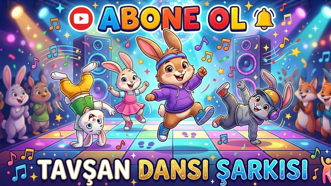 BipBop Çocuk 🐰 Zıp Zıp Tavşan Dansı | Eğlenceli Çocuk Şarkısı ve Dans
