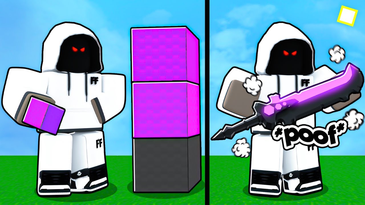 Roblox Bedwars, But Anything I BUILD Comes To LIFE..