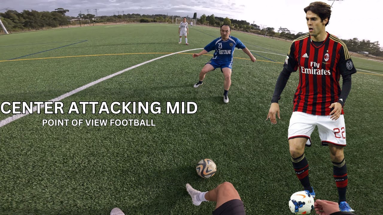CENTER ATTACKING MIDFIELDER POINT OF VIEW FOOTBALL I POV FOOTBALL