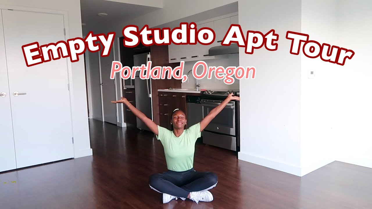 EMPTY STUDIO APARTMENT TOUR! 420 sqft. Portland, Oregon
