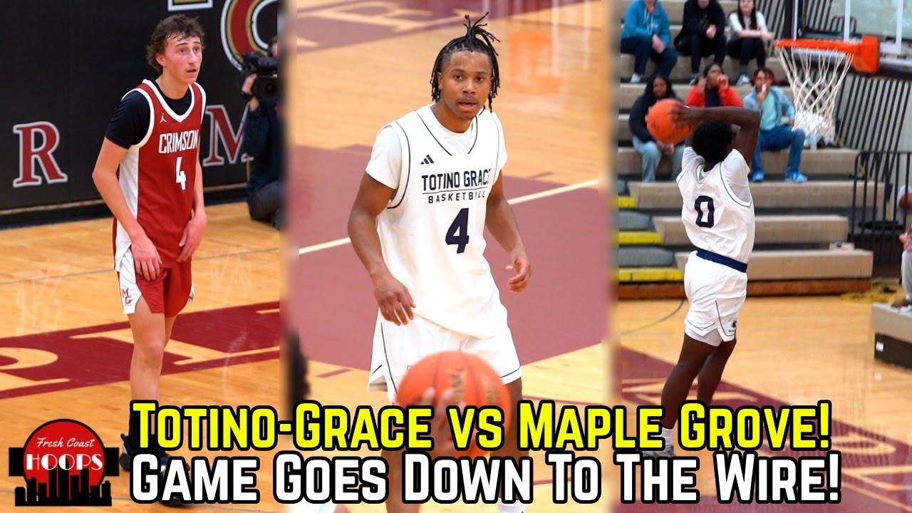 Minnesota's Best GO AT IT! #1 Totino-Grace vs #2 Maple Grove Was Wild!