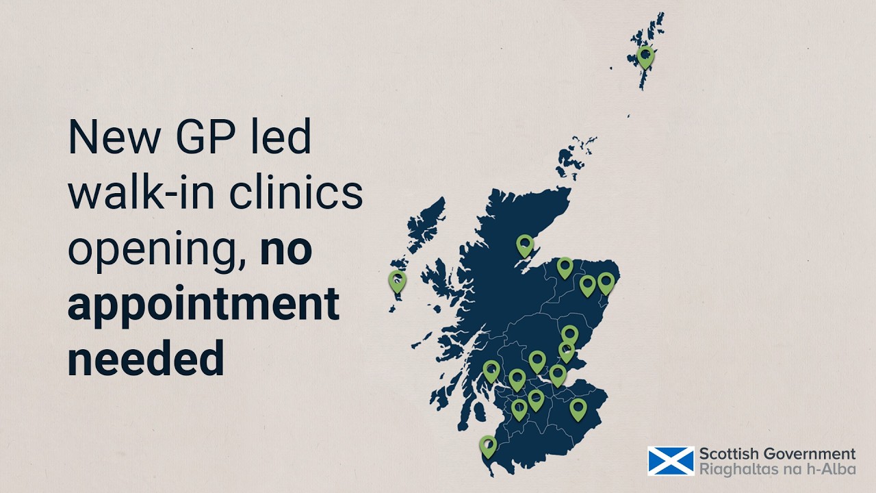New GP led walk-in clinics opening, no appointment needed