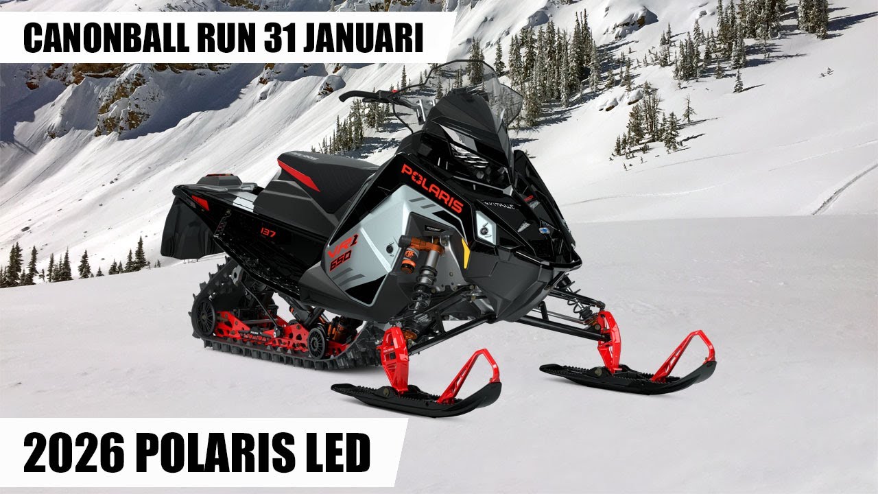 SnowRider TV Ep. 217, Säsong 9 - 2026 Polaris Led, Canonball Run 2026