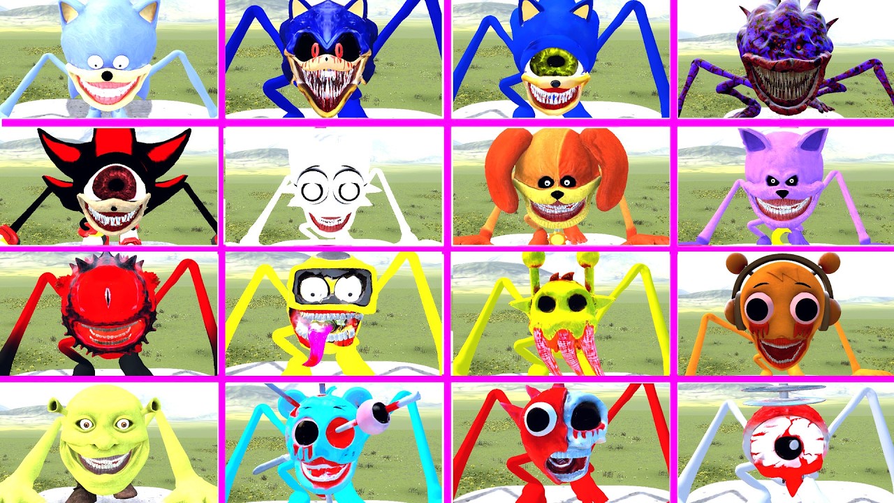 ALL MONSTERS TAPES FAMILY FORMS SIZE COMPARISON & POWER RANKING – GARRY'S MOD