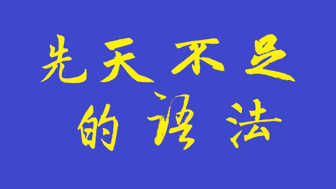 语言效率学（2）先天不足的语法。IMG 10811