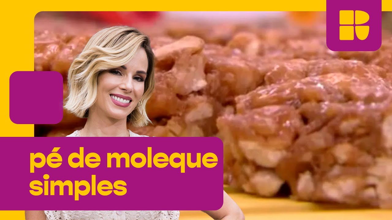 Pé de moleque para festa junina! | Receitas de Festa Junina | É De Casa