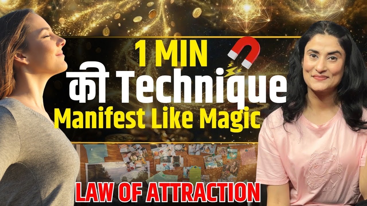 ये 1 Min Manifestation Technique आपकी Life को Magic Touch देगी | Law of Attraction @drarchana