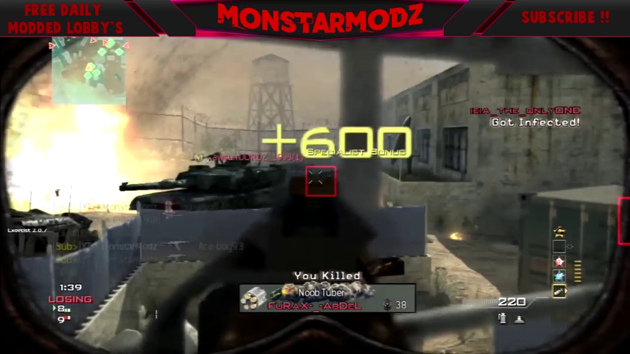 [Ps3/Mw3] MW3 Exorcist v3 INSANE Pre-Game + Non-Host (Aimbot, ESP, End Game) SPRX Mod Menu [1.24]