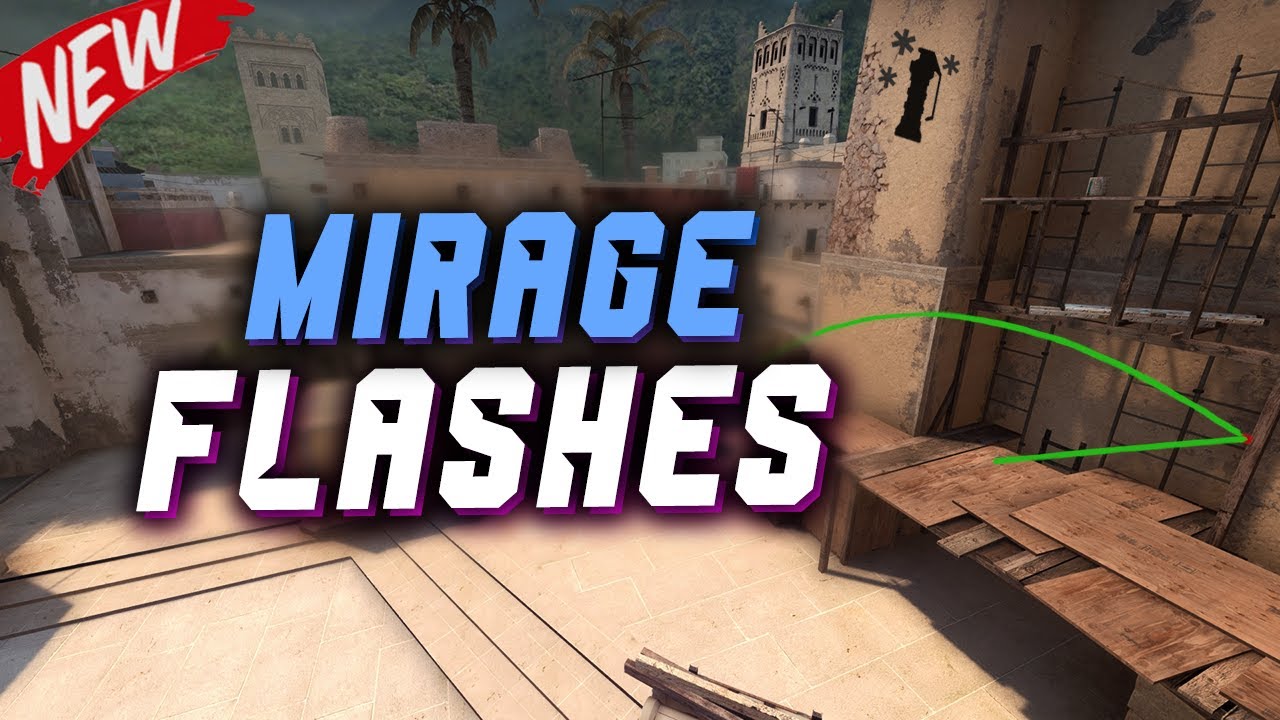 TOP 11 Mirage Pop FLASHES - NEW CS:GO FLASHBANGS
