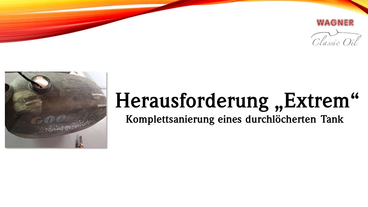 Tankversiegelung / Anleitung Tanksanierung / Herausforderung 