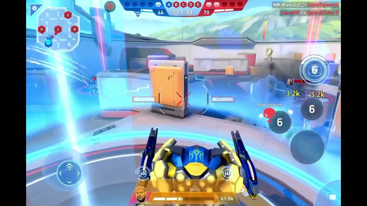 Hack/glitch? Shooting through aegis shield.@RuFFlesMA @SanjixGaming502 @MechArenaOfficial