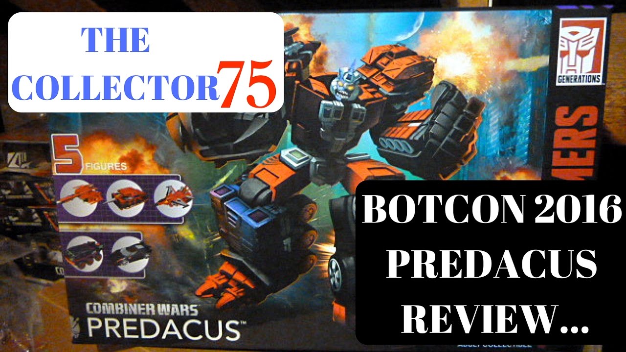 Transformers 'Botcon 2016' PREDACUS Review