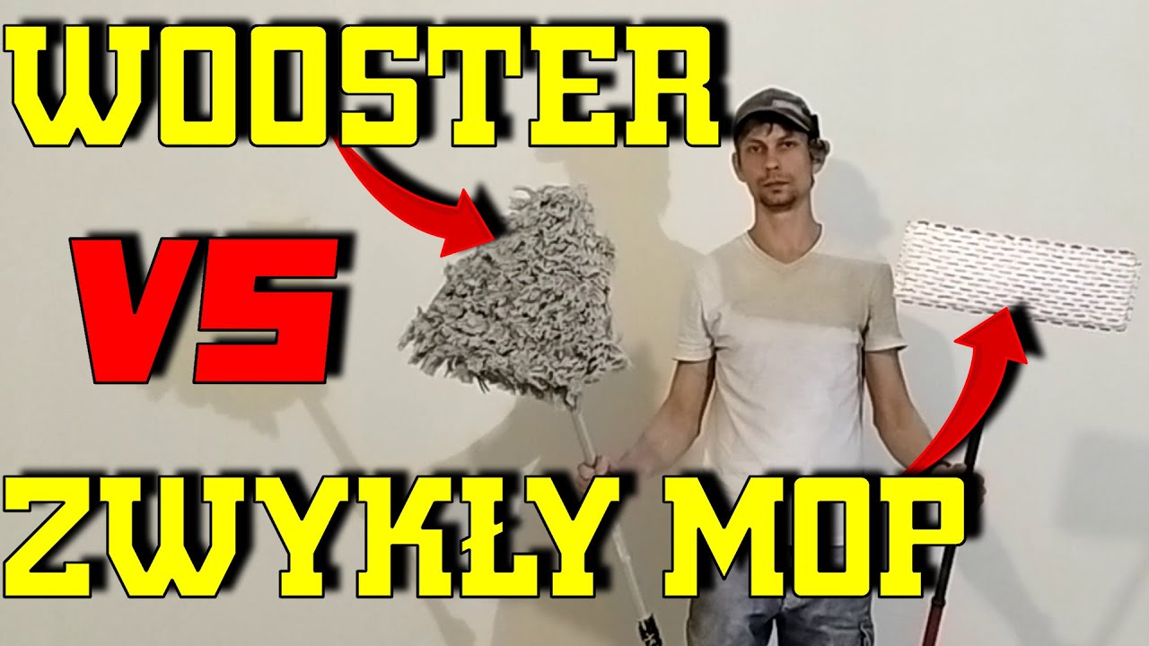Odpylanie Ścian i sufitu&ndash; kt&oacute;ry Mop działa lepiej? Test Wooster vs zwykły mop