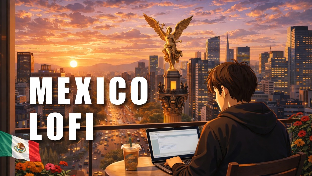 Mexico City LoFi – Latin Terrace & Cafe Chill | 1 Hour LATAM ☁️