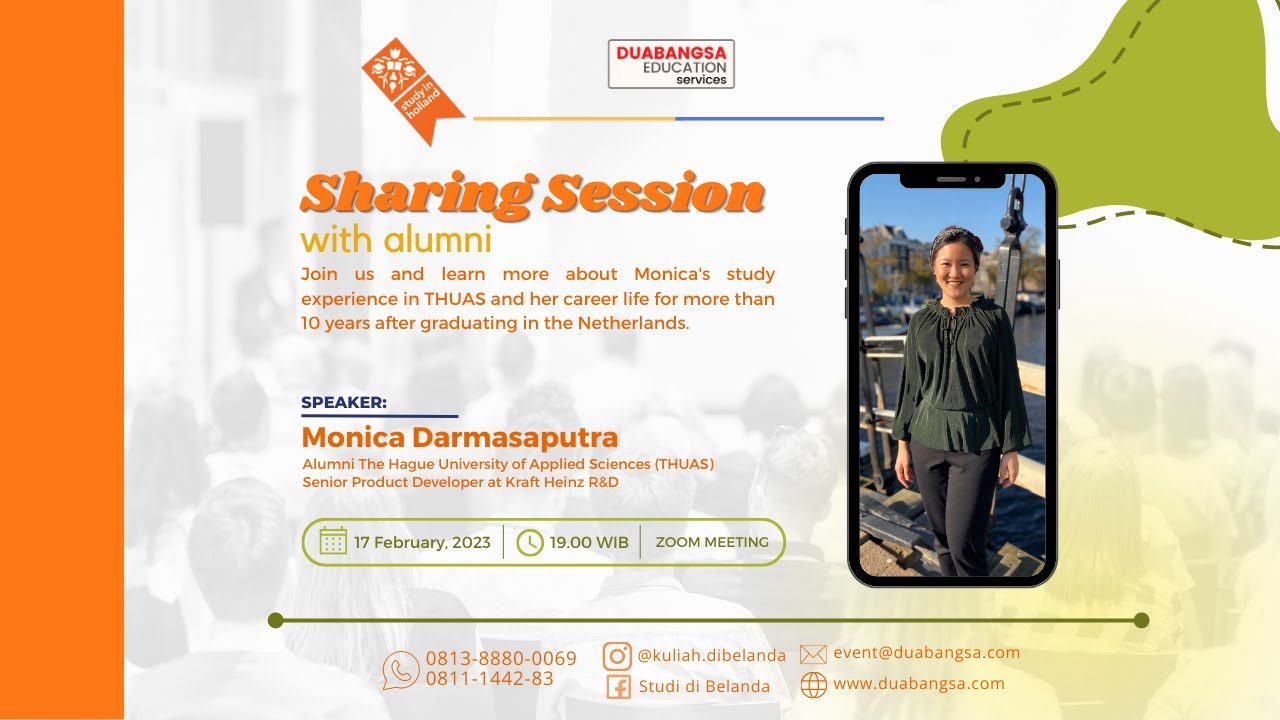 Sharing Session with Alumni (The Hague University of Applied Sciences) | Monica Darmasaputra