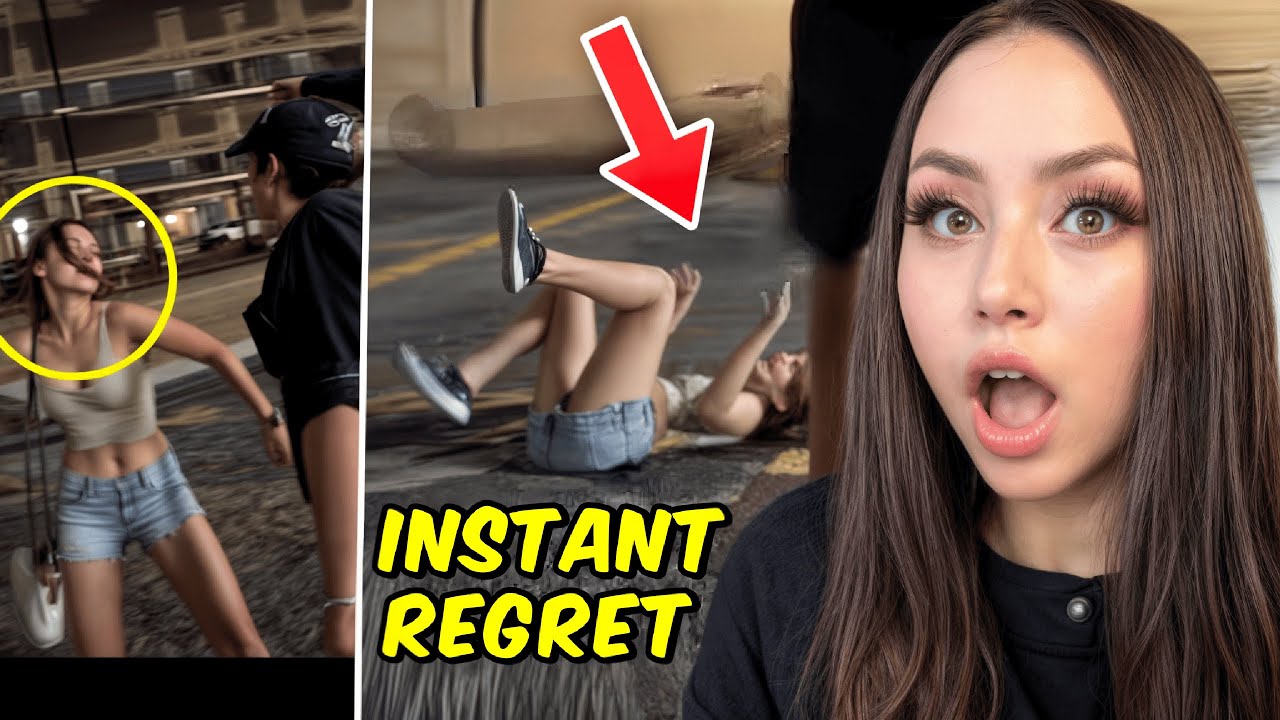 Woman Tries to Hit Man and INSTANTLY Regrets the Mistake!
