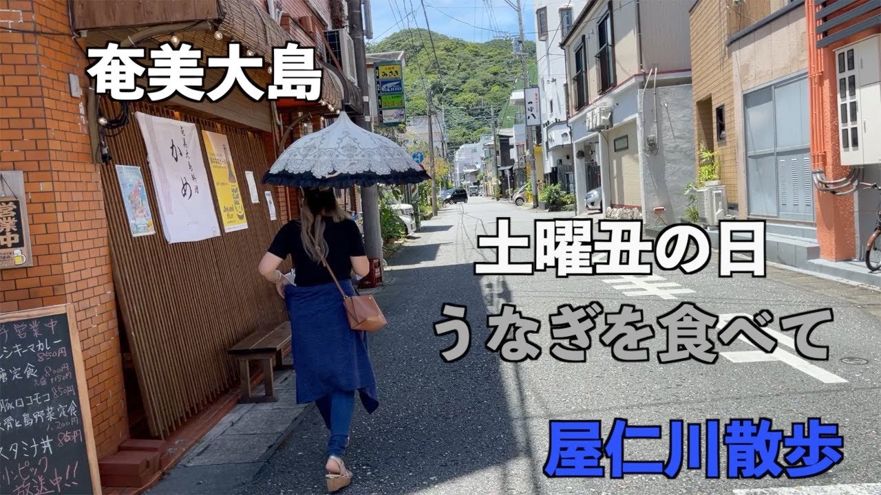 [土用丑の日]奄美大島・三昌亭でうなぎの後に屋仁川の裏道散歩して来た 82