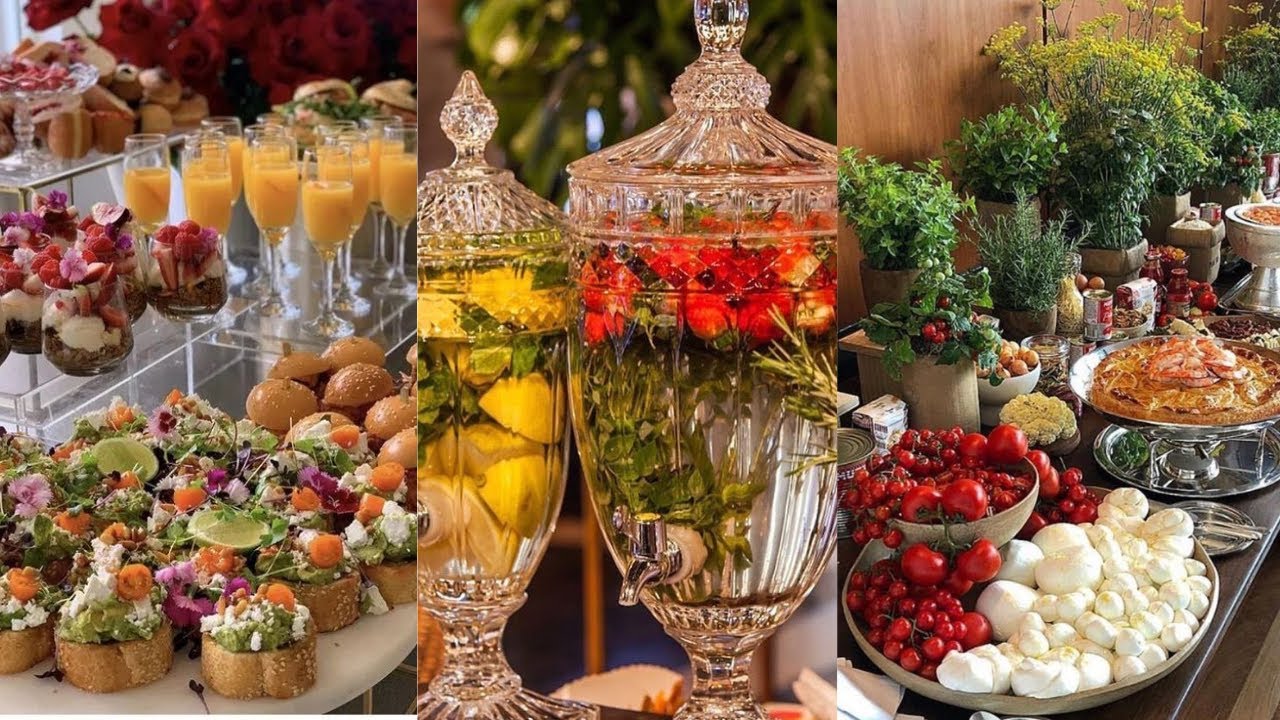 Creative Buffet Food Decoration Ideas for a Stunning Party Spread #decor #food
