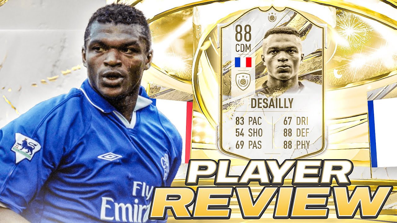TOP 5 CB?! 👁88 MID ICON DESAILLY PLAYER REVIEW - FIFA 23 ULTIMATE TEAM