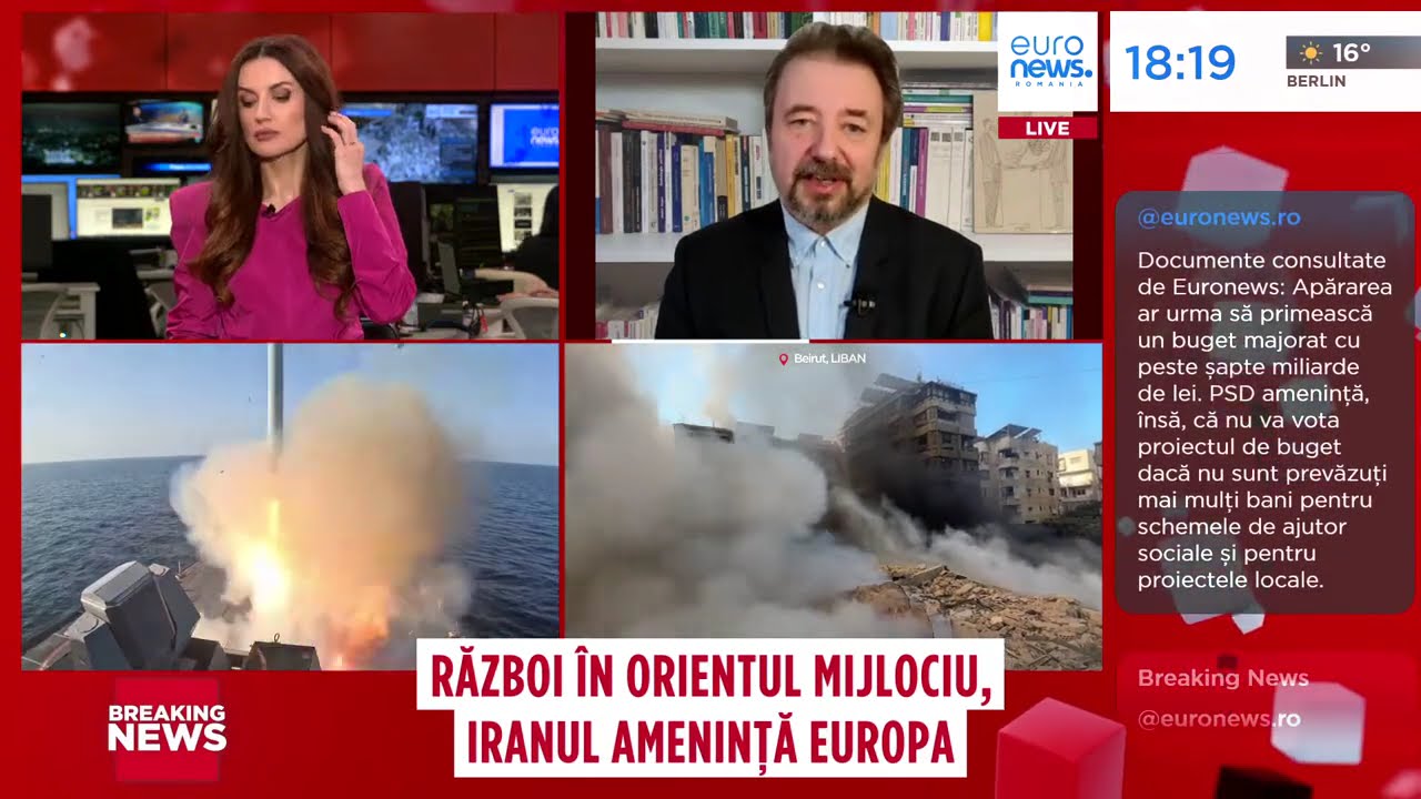 ANALIZĂ Cristian Pîrvulescu: „Nu cred că interesul Iranului este să atace țări europene”