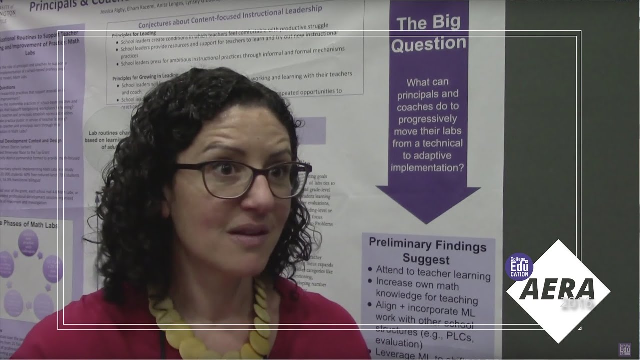 Jessica Rigby: Principal Leadership Practices That Support Ambitious Teaching
