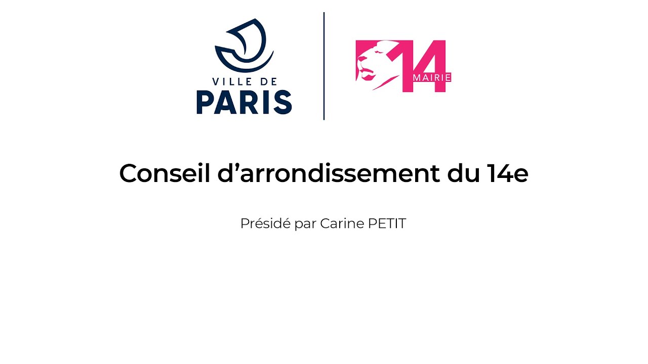 23/09/2025- Conseil d'arrondissement du 14e