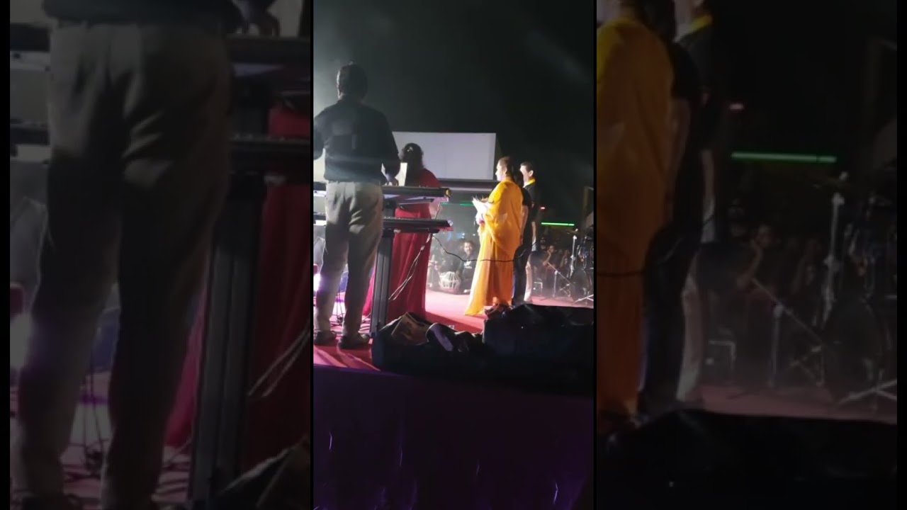 Prayaga martin and teem @lulu village mega show #shorts #shorts
