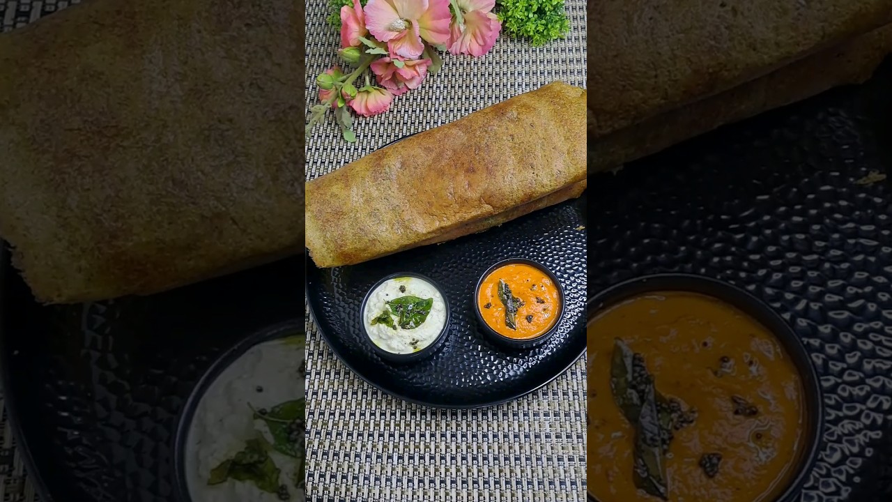 Healthy moong Sprouts Dosa Recipe #shorts #shortsfeed #sproutdosa