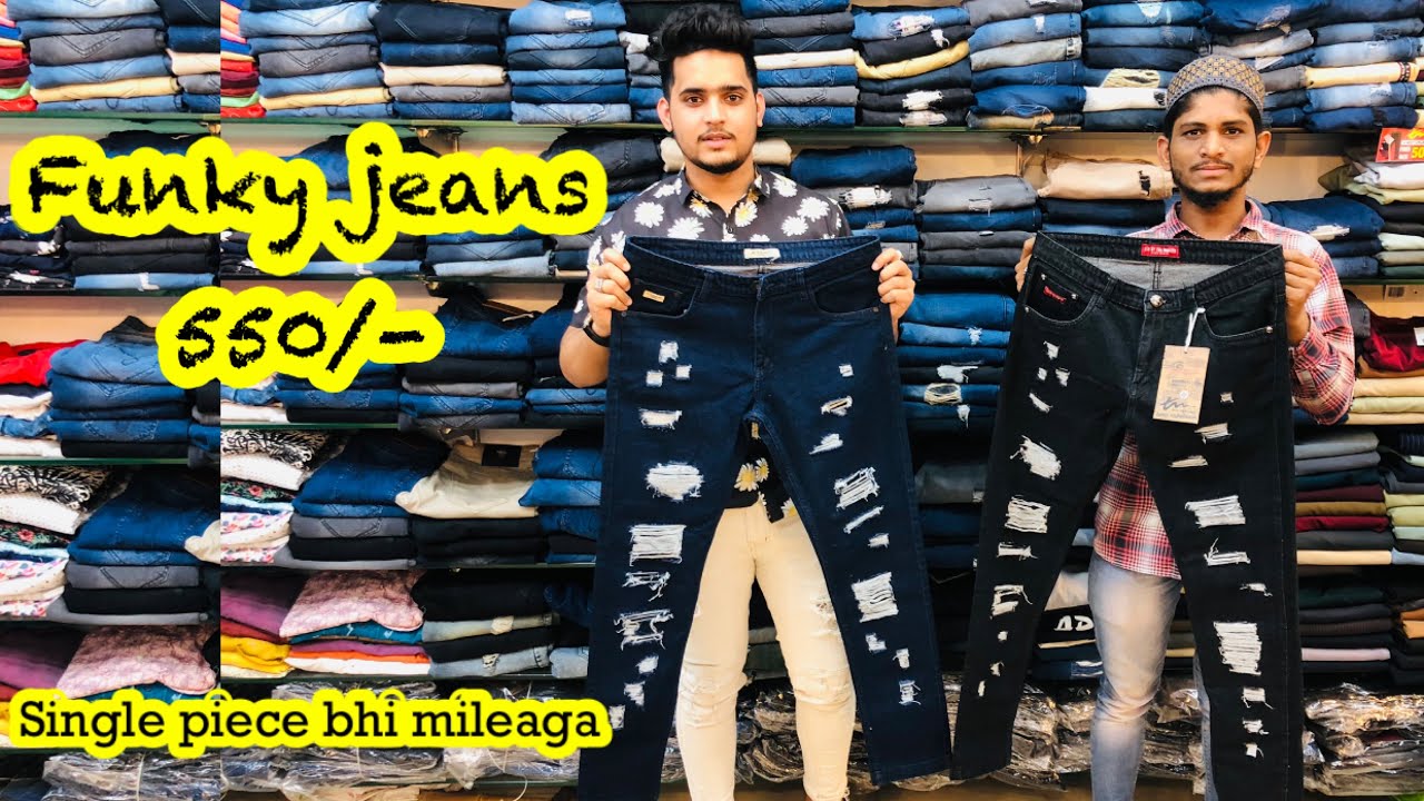 Funky jeans 550/- | Tm by the manager | cheapest retail shop in mumbai |torn jeans|basic jeans|D