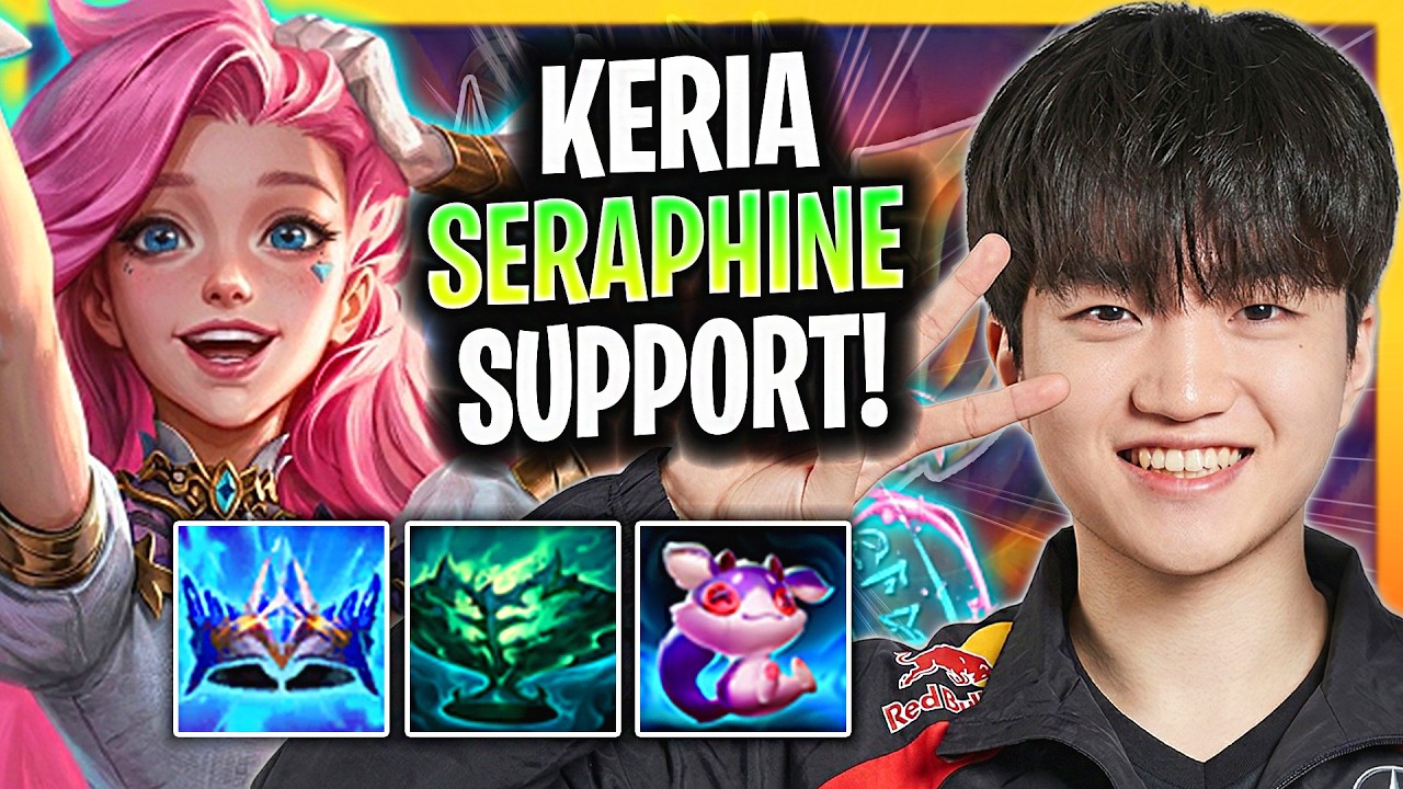 T1 KERIA BREAKS THE META WITH SERAPHINE SUPPORT! | T1 Keria Plays Seraphine Support Patch 26.6