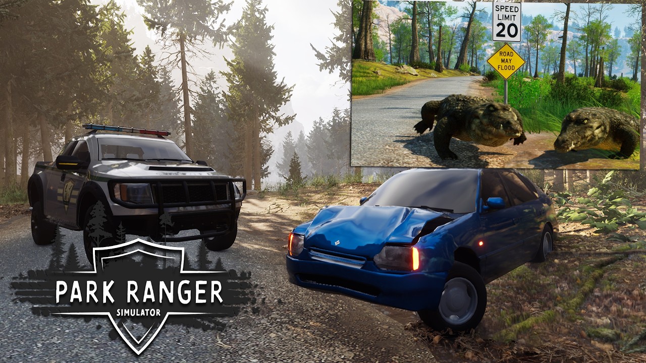 NEUES OPEN WORLD SPIEL aus Deutschland! Park Ranger Simulator Gameplay [Deutsch]