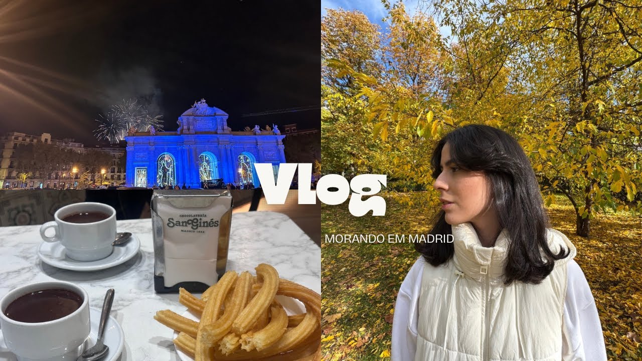  VLOG morando em Madrid no outono 