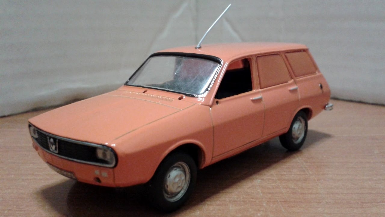 MODELLISMO - Elaborazione da Dacia 1300 Break a Renault 12 Break Van (IST Models 1/43)